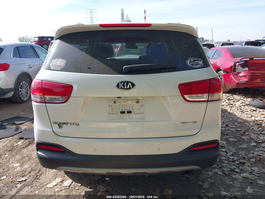 2016 KIA SORENTO 3.3L EX 5XYPHDA52GG159034