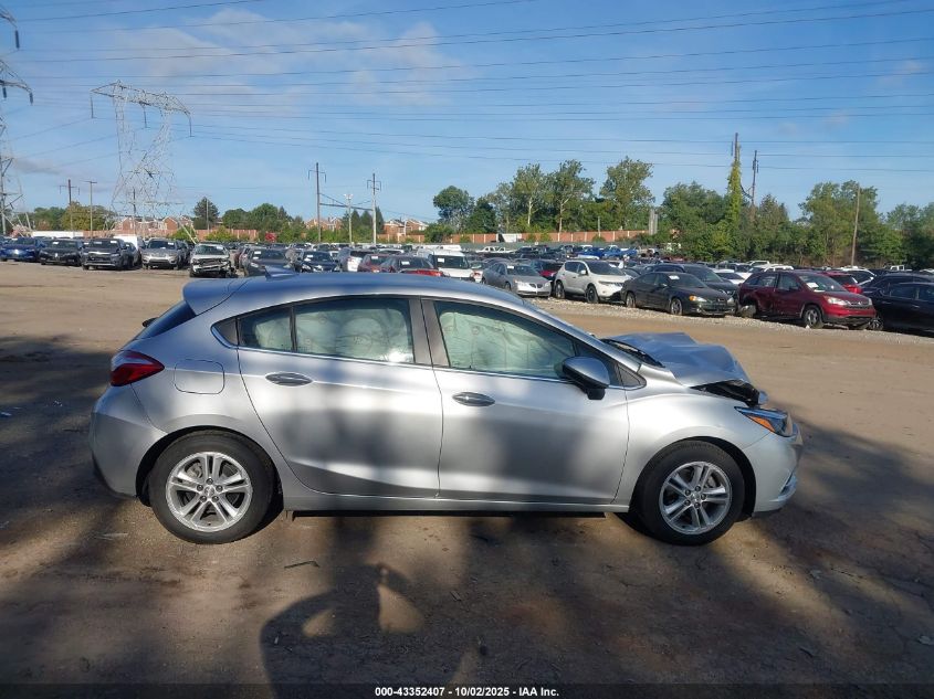 2018 Chevrolet Cruze Lt Auto VIN: 3G1BE6SM9JS595916 Lot: 43352407