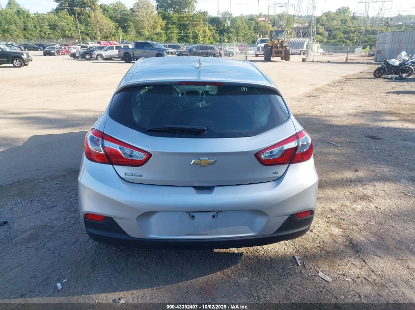 2018 Chevrolet Cruze Lt Auto VIN: 3G1BE6SM9JS595916 Lot: 43352407