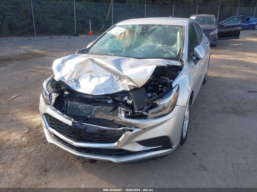 2018 Chevrolet Cruze Lt Auto VIN: 3G1BE6SM9JS595916 Lot: 43352407