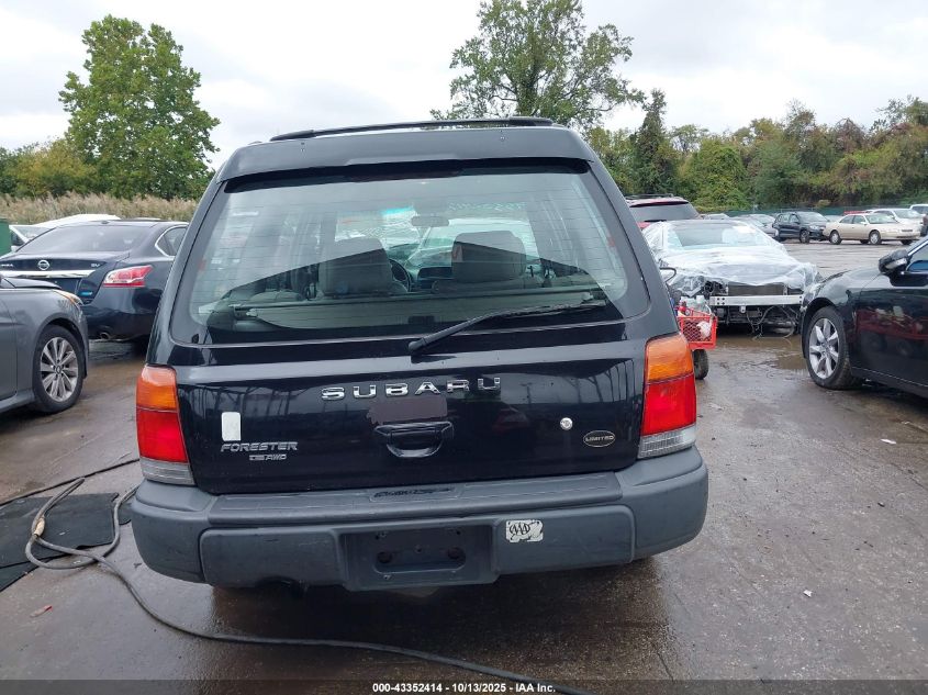 1999 Subaru Forester L VIN: JF1SF6358XG749511 Lot: 43352414