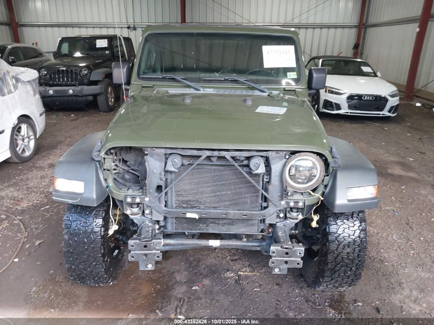 2021 Jeep Wrangler Unlimited Sport S 4X4 VIN: 1C4HJXDN8MW592376 Lot: 43352426