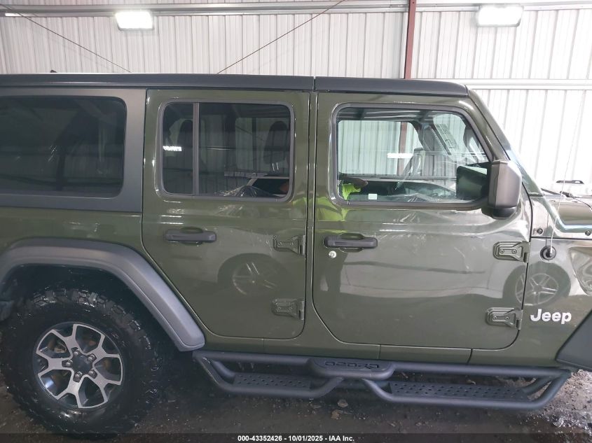 2021 Jeep Wrangler Unlimited Sport S 4X4 VIN: 1C4HJXDN8MW592376 Lot: 43352426