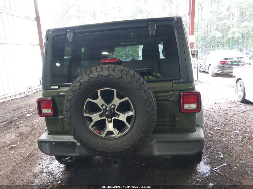 2021 Jeep Wrangler Unlimited Sport S 4X4 VIN: 1C4HJXDN8MW592376 Lot: 43352426