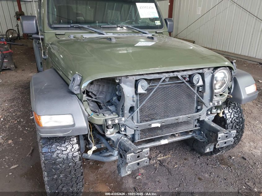 2021 Jeep Wrangler Unlimited Sport S 4X4 VIN: 1C4HJXDN8MW592376 Lot: 43352426