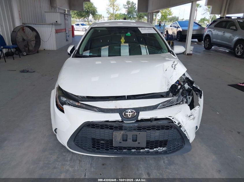 2020 Toyota Corolla Le VIN: 5YFEPRAE0LP001644 Lot: 43352445