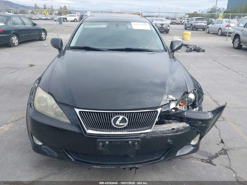 2006 Lexus Is 350 VIN: JTHBE262265008481 Lot: 43352448