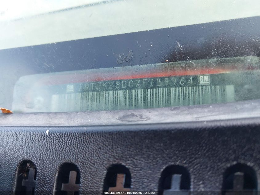 2007 GMC Sierra 2500Hd Classic Slt VIN: 1GTHK23D07F139964 Lot: 43352477