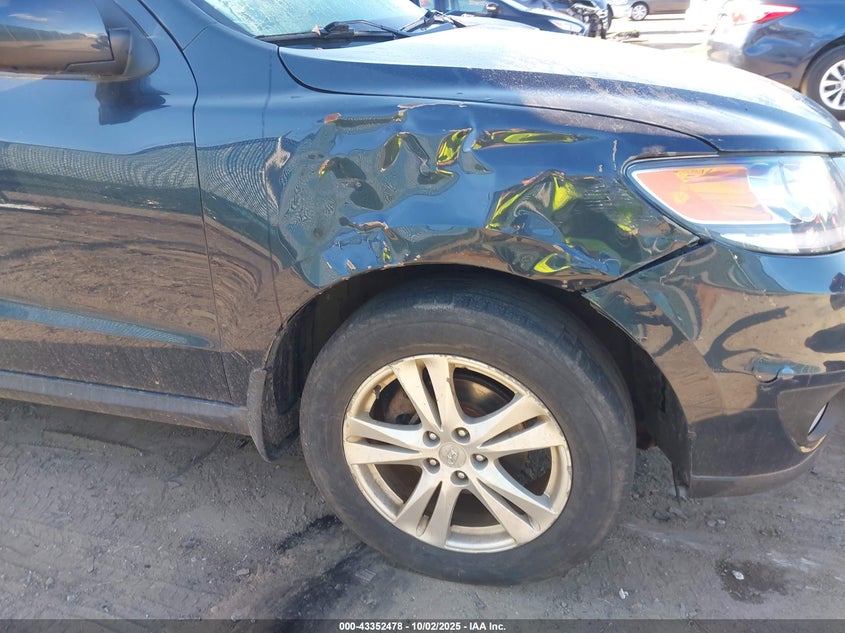 2012 Hyundai Santa Fe Se VIN: 5XYZHDAG1CG166528 Lot: 43352478