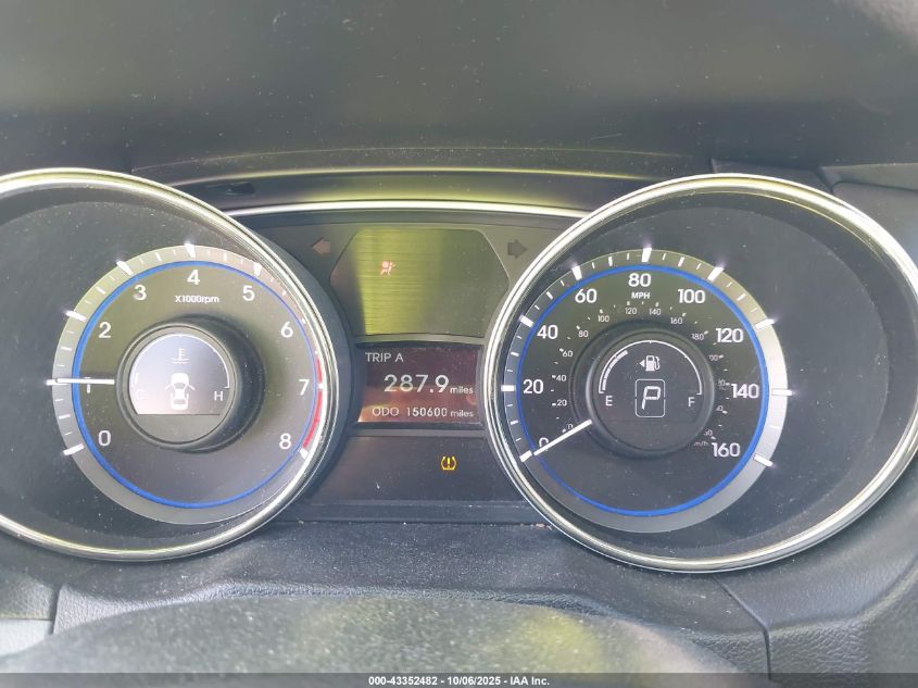 2013 Hyundai Sonata Gls VIN: 5NPEB4AC1DH550347 Lot: 43352482