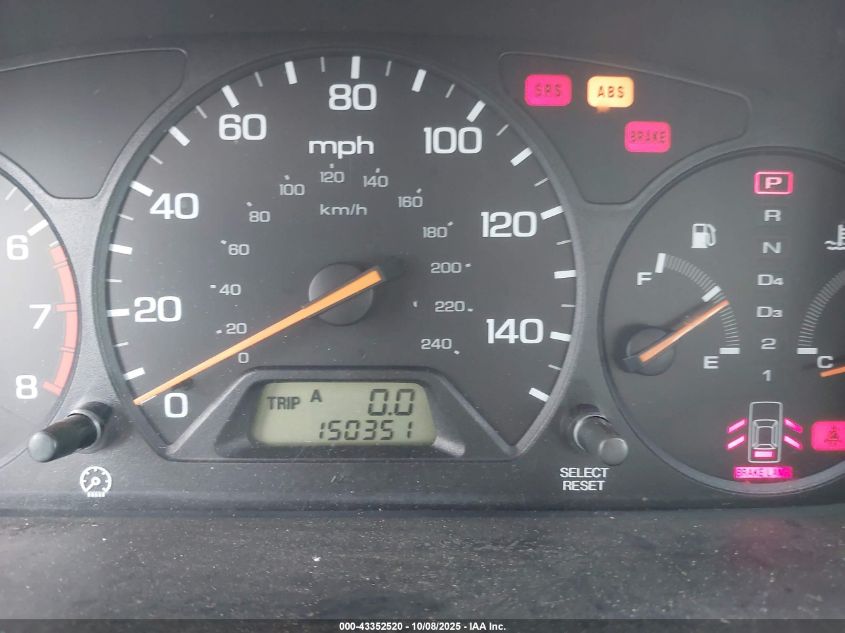 2000 Honda Accord 2.3 Se VIN: 1HGCG6692YA138132 Lot: 43352520