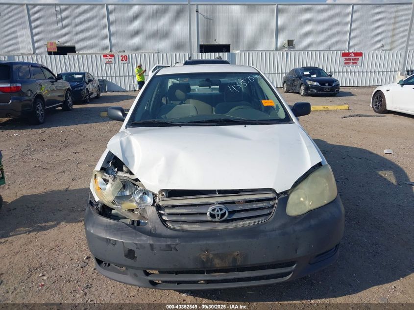 2003 Toyota Corolla Ce VIN: JTDBR32E630022176 Lot: 43352549