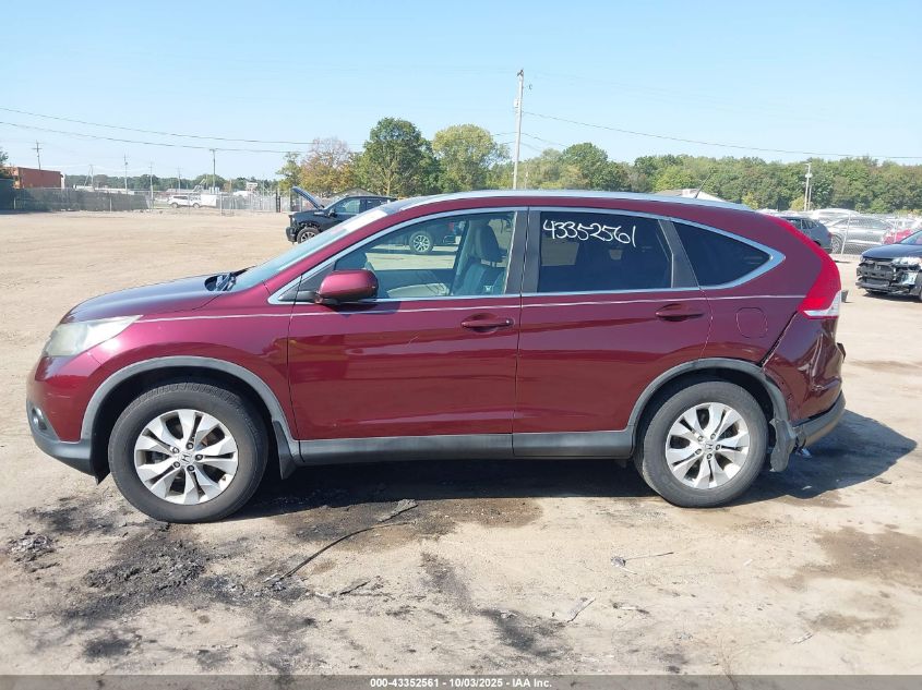 2013 Honda Cr-V Ex-L VIN: 5J6RM3H75DL041480 Lot: 43352561