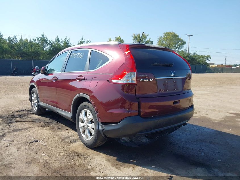 2013 Honda Cr-V Ex-L VIN: 5J6RM3H75DL041480 Lot: 43352561