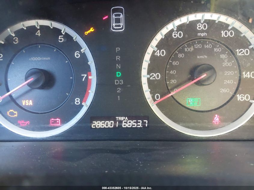 2011 Honda Accord 3.5 Ex-L VIN: 1HGCP3F87BA029436 Lot: 43352605