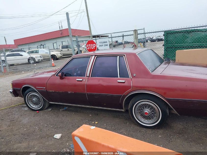 1983 Pontiac Parisienne Brougham VIN: 2G7AT69H4D1723141 Lot: 43352607