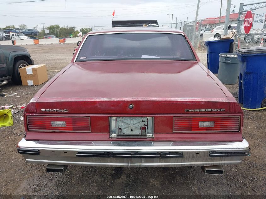1983 Pontiac Parisienne Brougham VIN: 2G7AT69H4D1723141 Lot: 43352607