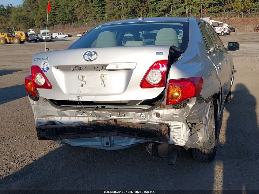 2009 Toyota Corolla Le VIN: 2T1BU40E39C170520 Lot: 43352610