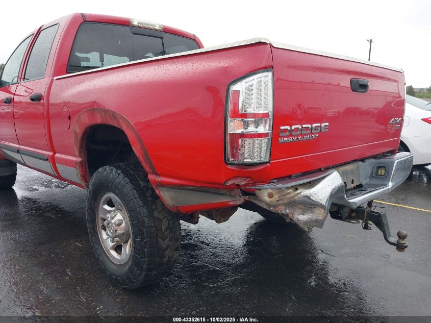 2003 Dodge Ram 2500 Slt/Laramie/St VIN: 3D7KU28C73G820444 Lot: 43352615