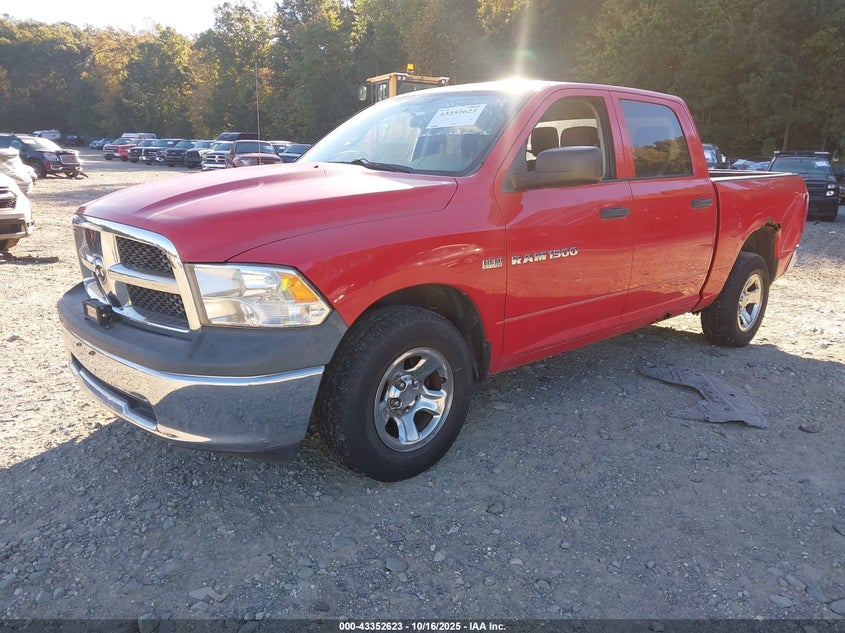 Vin: 1c6rd7kt1cs340544, lot: 43847344, ram 1500 st 20122