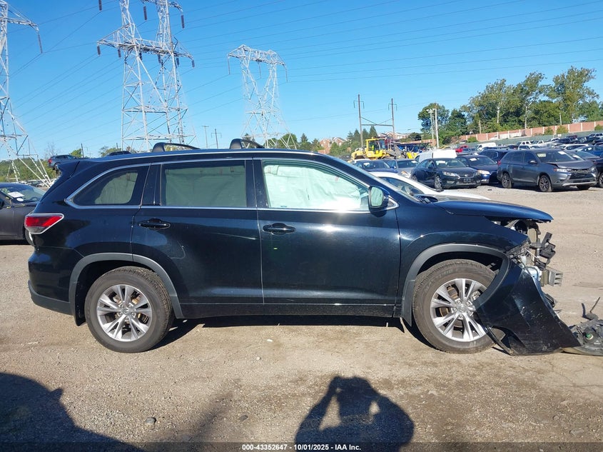 2015 TOYOTA HIGHLANDER XLE V6 - 5TDJKRFH5FS181182