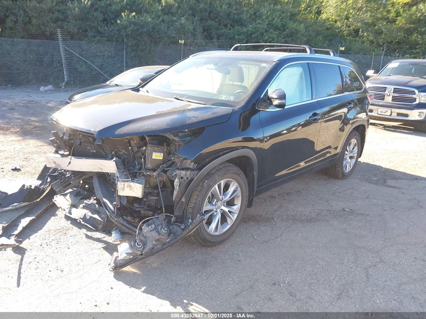 2015 TOYOTA HIGHLANDER XLE V6 - 5TDJKRFH5FS181182
