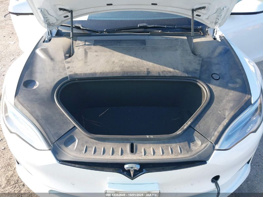2021 Tesla Model S Plaid Tri Motor All-Wheel Drive VIN: 5YJSA1E69MF453081 Lot: 43352649