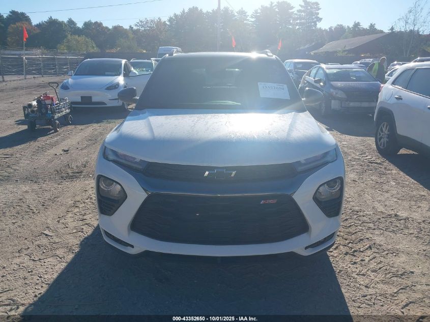 2022 Chevrolet Trailblazer Awd Rs VIN: KL79MUSLXNB037074 Lot: 43352650