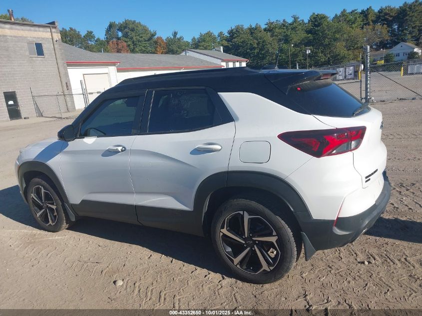 2022 Chevrolet Trailblazer Awd Rs VIN: KL79MUSLXNB037074 Lot: 43352650