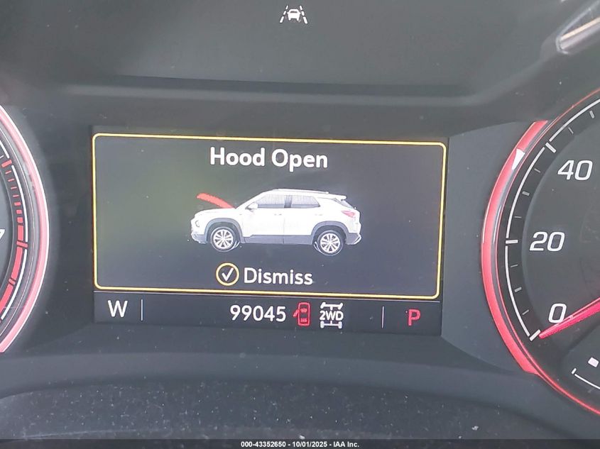 2022 Chevrolet Trailblazer Awd Rs VIN: KL79MUSLXNB037074 Lot: 43352650