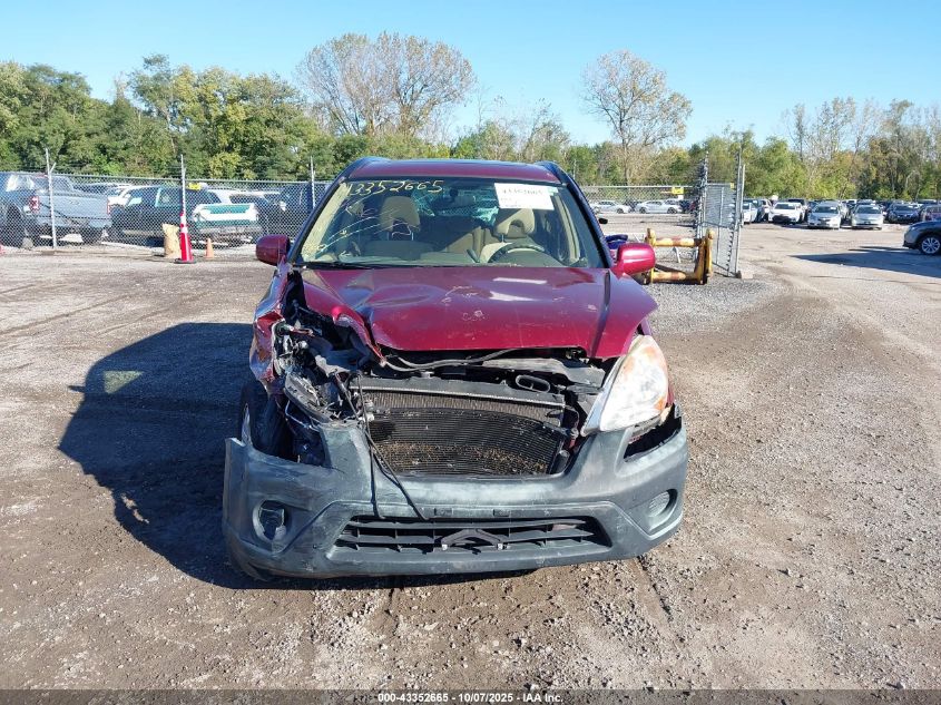 2006 Honda Cr-V Ex VIN: JHLRD68846C027883 Lot: 43352665