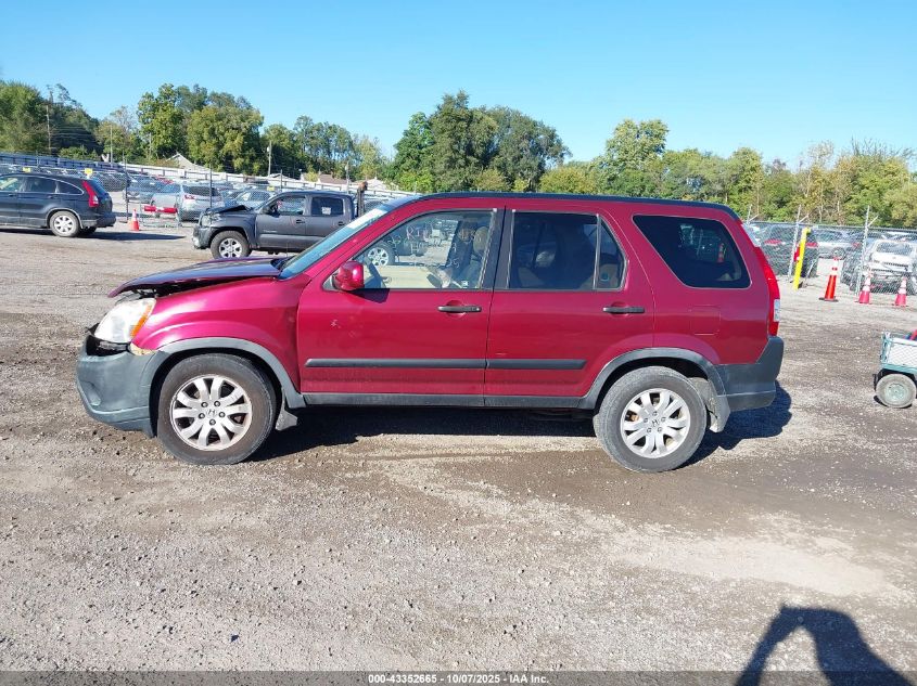 2006 Honda Cr-V Ex VIN: JHLRD68846C027883 Lot: 43352665