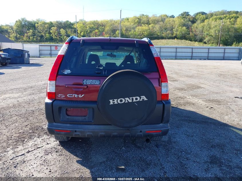 2006 Honda Cr-V Ex VIN: JHLRD68846C027883 Lot: 43352665