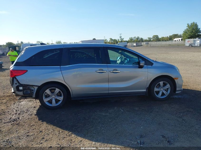 2018 Honda Odyssey Ex-L VIN: 5FNRL6H71JB083993 Lot: 43352666