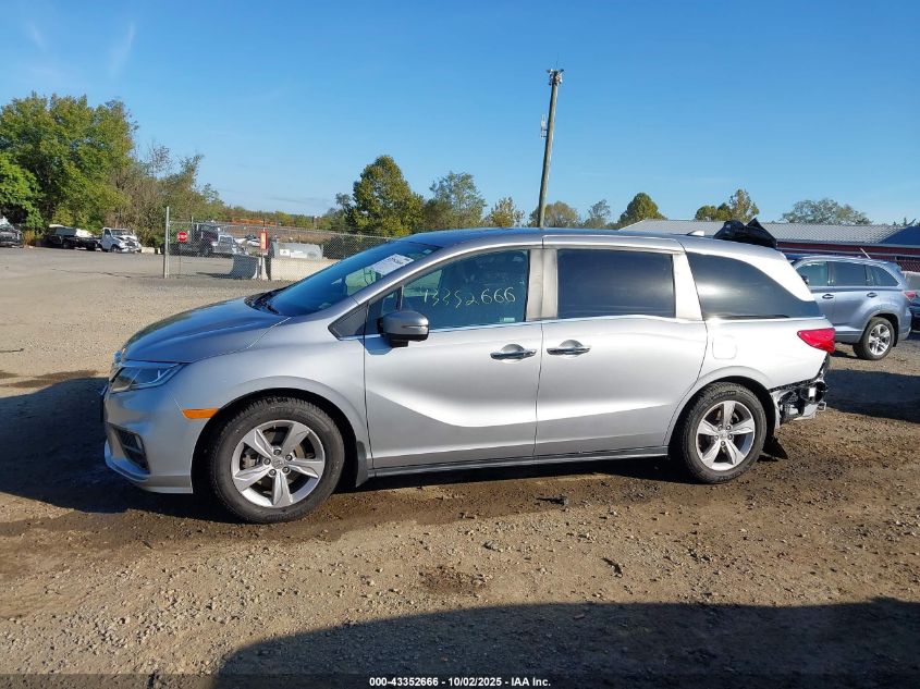 2018 Honda Odyssey Ex-L VIN: 5FNRL6H71JB083993 Lot: 43352666
