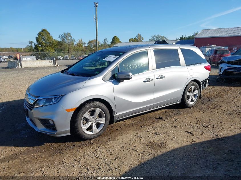 2018 Honda Odyssey Ex-L VIN: 5FNRL6H71JB083993 Lot: 43352666