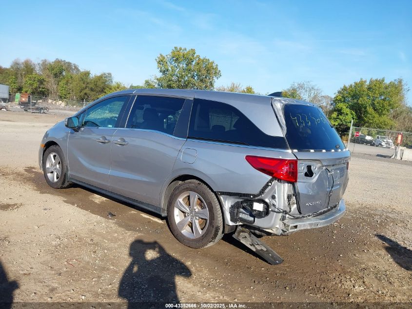 2018 Honda Odyssey Ex-L VIN: 5FNRL6H71JB083993 Lot: 43352666