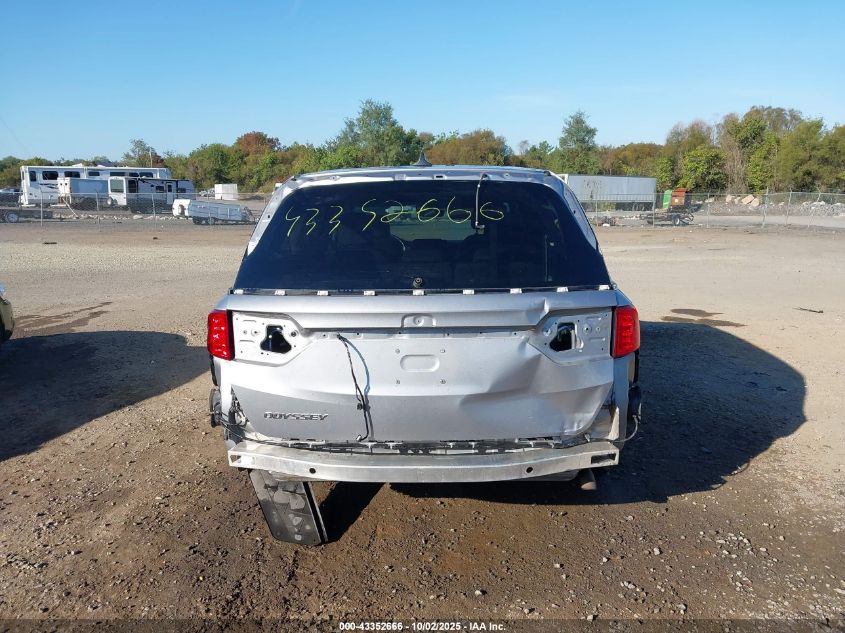 2018 Honda Odyssey Ex-L VIN: 5FNRL6H71JB083993 Lot: 43352666