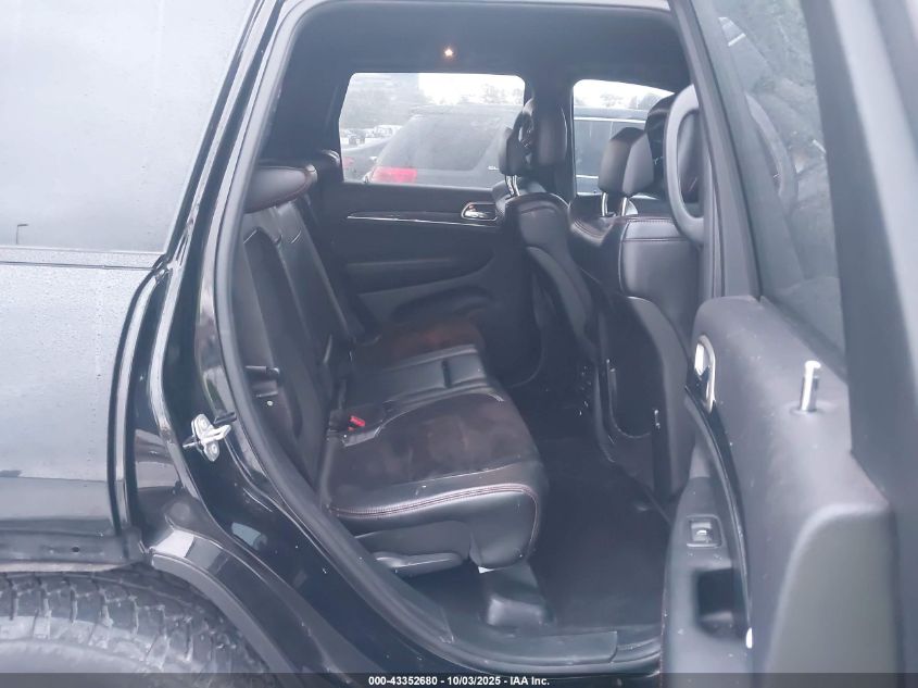 2017 Jeep Grand Cherokee Trailhawk 4X4 VIN: 1C4RJFLG9HC631016 Lot: 43352680