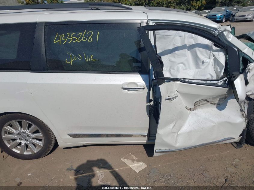 2017 Toyota Sienna Limited Premium 7 Passenger VIN: 5TDDZ3DC1HS152732 Lot: 43352681