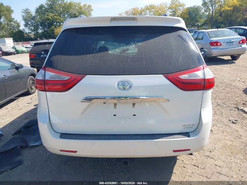 2017 Toyota Sienna Limited Premium 7 Passenger VIN: 5TDDZ3DC1HS152732 Lot: 43352681