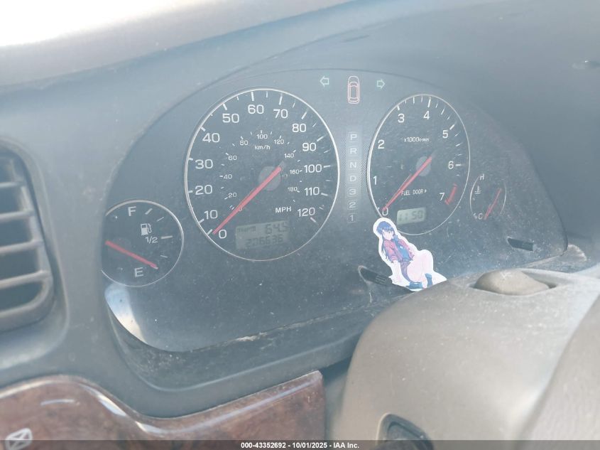 2004 Subaru Outback H6-3.0 L.l. Bean Edition VIN: 4S3BH806247602836 Lot: 43352692