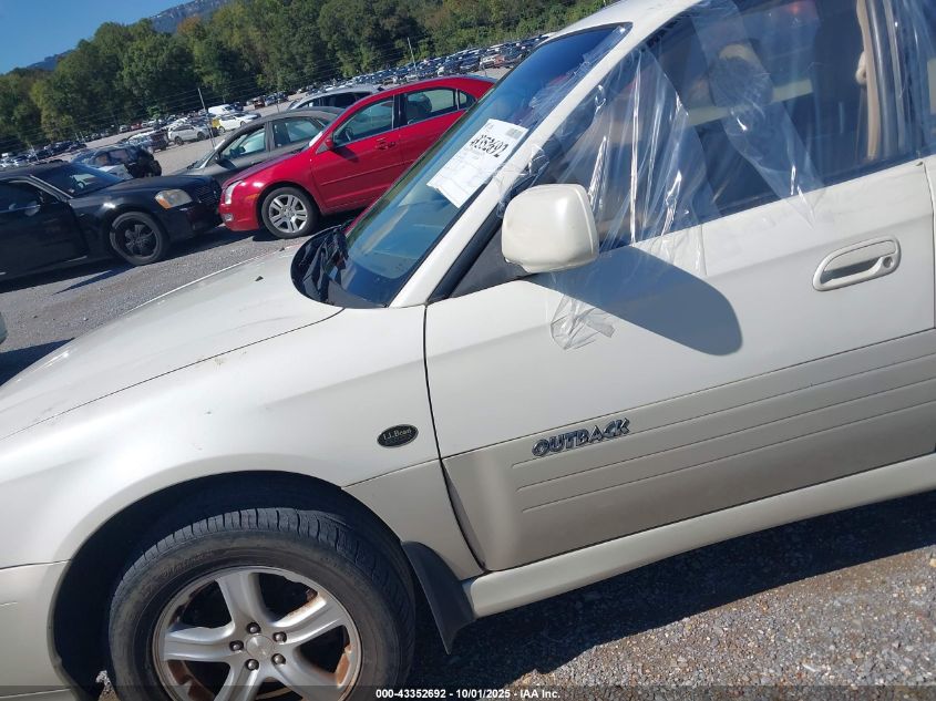 2004 Subaru Outback H6-3.0 L.l. Bean Edition VIN: 4S3BH806247602836 Lot: 43352692