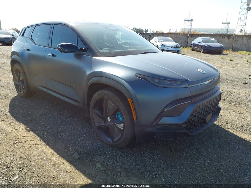 Vin: vcf1zbu20pg002432, lot: 43847417, fisker ocean one 20231