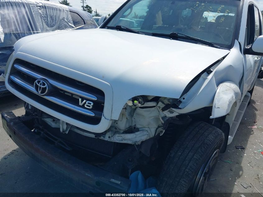 2002 Toyota Sequoia Limited V8 VIN: 5TDZT38A92S089242 Lot: 43352700