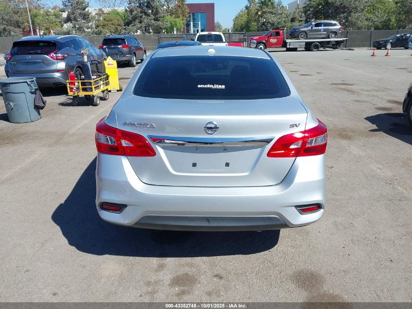2018 Nissan Sentra Sv VIN: 3N1AB7AP0JY348698 Lot: 43352748