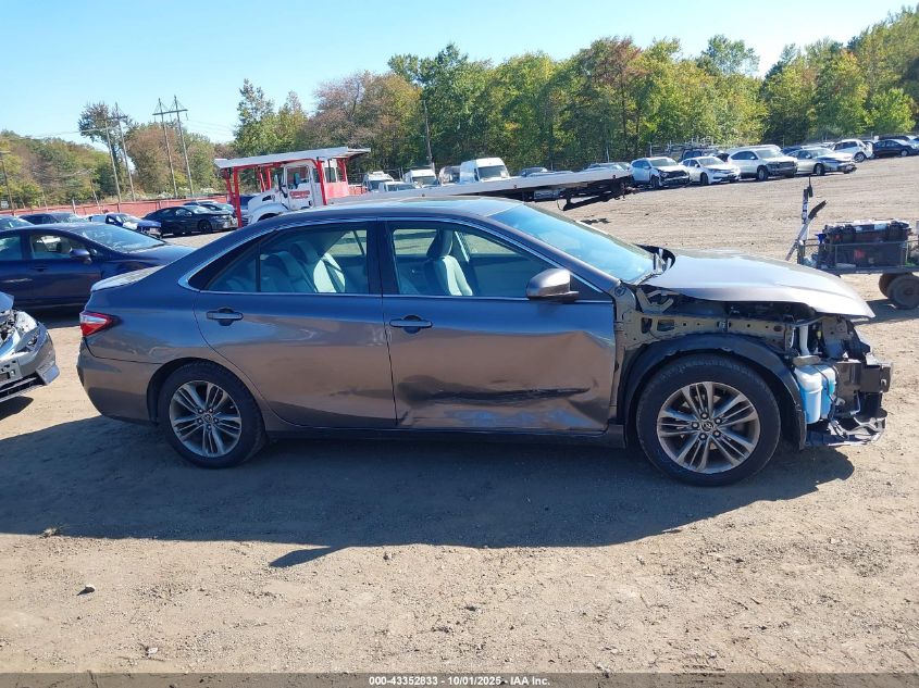 2016 Toyota Camry Se VIN: 4T1BF1FK8GU154086 Lot: 43352833