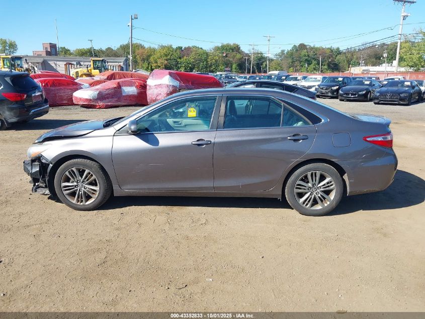 2016 Toyota Camry Se VIN: 4T1BF1FK8GU154086 Lot: 43352833
