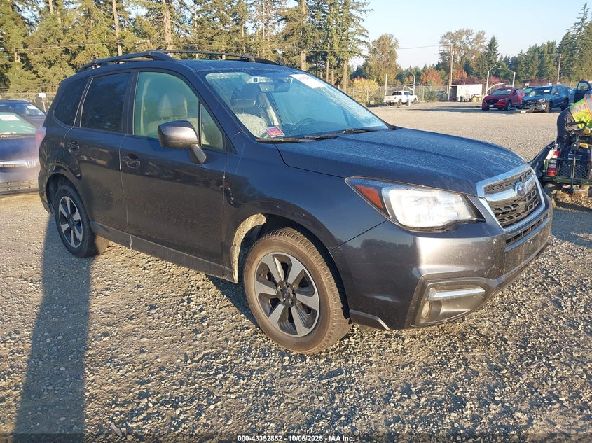2017 Subaru Forester 2.5 2.5i Premium Blue Lot 111043352852 Vin JF2SJAGC8HH575473