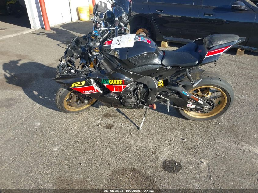 2022 Yamaha Yzfr1 VIN: JYARN66E3NA002126 Lot: 43352864